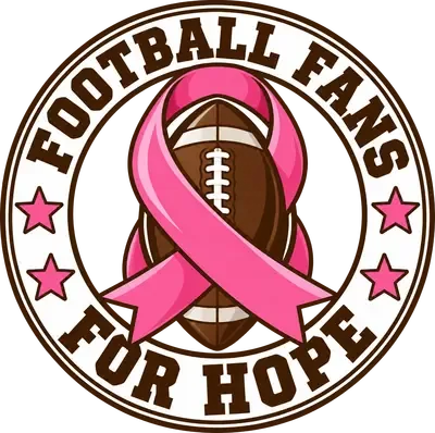 Football Fans for Hope pink football DTF transfer design